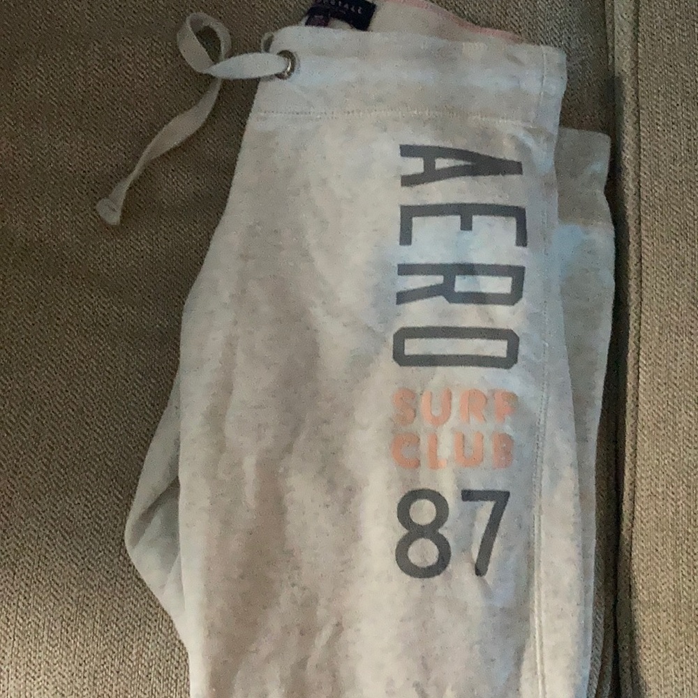 Cream sweatpants